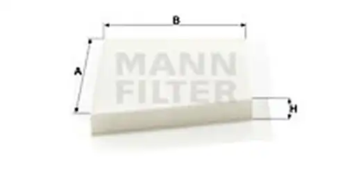 Филтър купе (поленов филтър) MANN-FILTER CU 3461