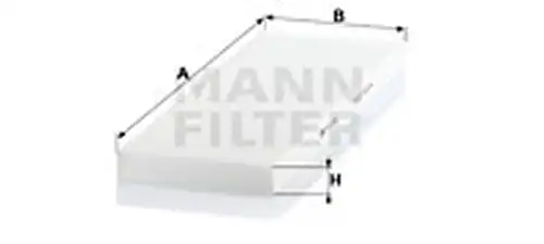 Филтър купе (поленов филтър) MANN-FILTER CU 4151