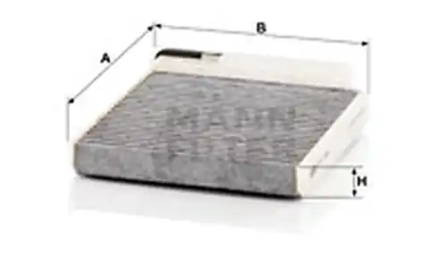 Филтър купе (поленов филтър) MANN-FILTER CUK 1829