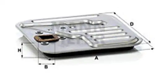 хидравличен филтър, автоматична предавателна кутия MANN-FILTER H 18 001 KIT