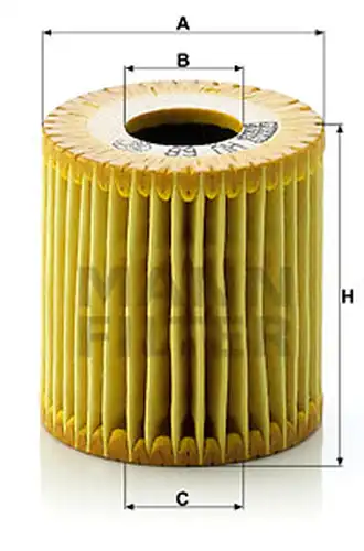 маслен филтър MANN-FILTER HU 68 x