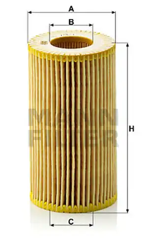 маслен филтър MANN-FILTER HU 718/1 n