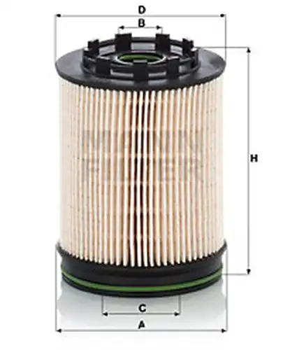 горивен филтър MANN-FILTER PU 10 023/1 z KIT