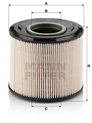 горивен филтър MANN-FILTER PU 1033 x