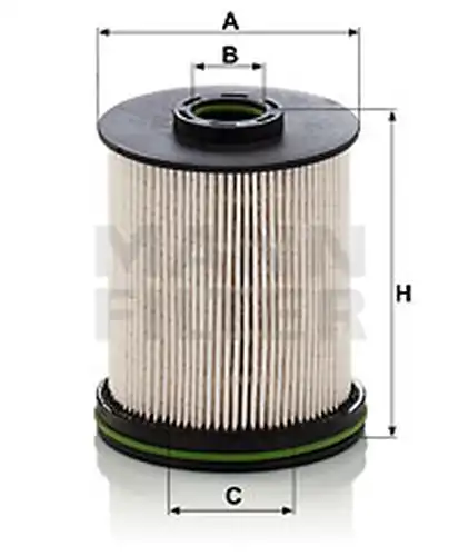 горивен филтър MANN-FILTER PU 9012/1 z