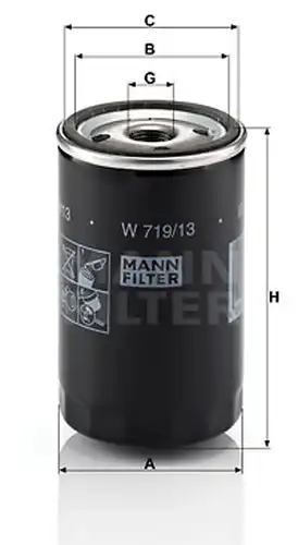 маслен филтър MANN-FILTER W 719/13