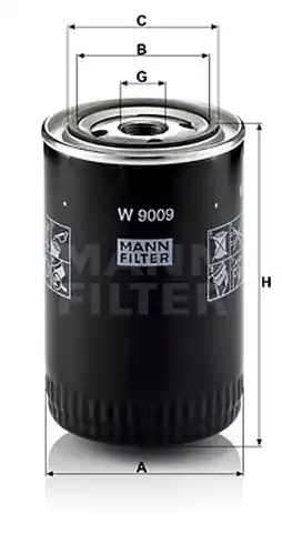 маслен филтър MANN-FILTER W 9009