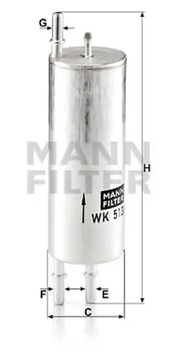 горивен филтър MANN-FILTER WK 513/3