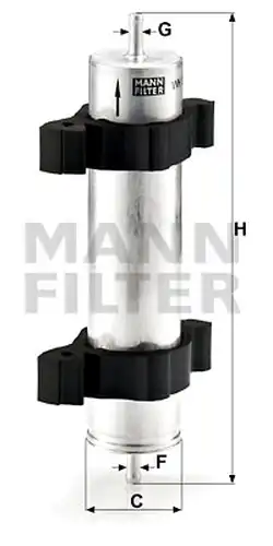 горивен филтър MANN-FILTER WK 521/2