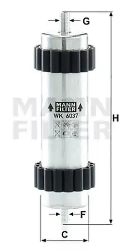 горивен филтър MANN-FILTER WK 6037