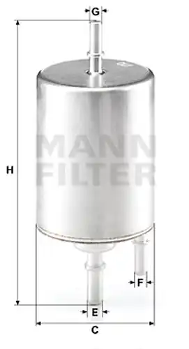 горивен филтър MANN-FILTER WK 720/4