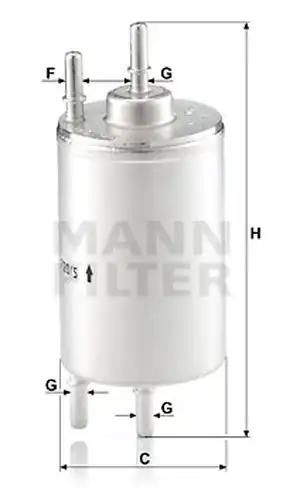 горивен филтър MANN-FILTER WK 720/5