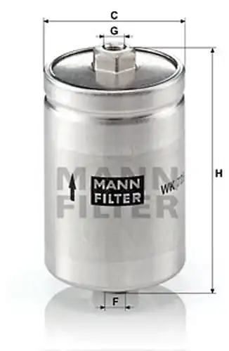 горивен филтър MANN-FILTER WK 725