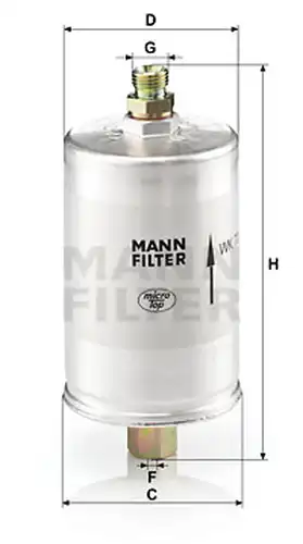 горивен филтър MANN-FILTER WK 726