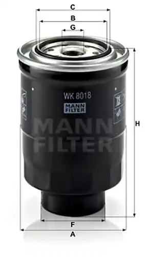 горивен филтър MANN-FILTER WK 8018 x