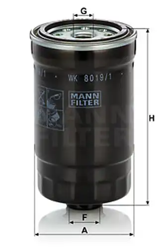 горивен филтър MANN-FILTER WK 8019/1