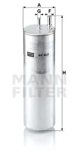 горивен филтър MANN-FILTER WK 8020