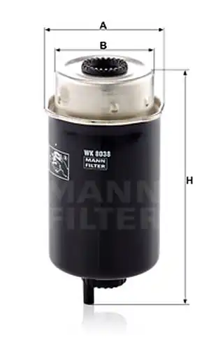 горивен филтър MANN-FILTER WK 8038