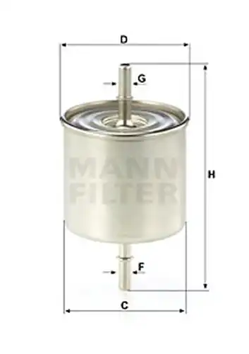 горивен филтър MANN-FILTER WK 8046