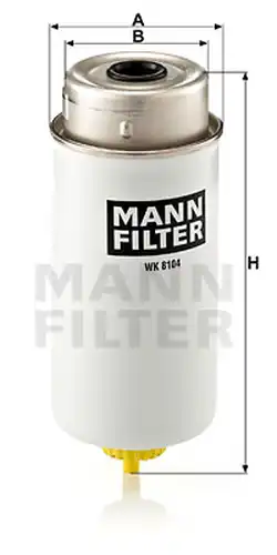 горивен филтър MANN-FILTER WK 8104