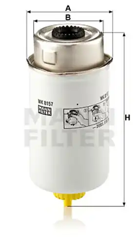 горивен филтър MANN-FILTER WK 8157