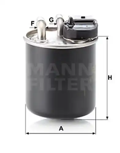 горивен филтър MANN-FILTER WK 820/16