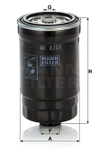 горивен филтър MANN-FILTER WK 820/5