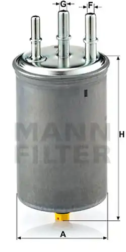 горивен филтър MANN-FILTER WK 829/7