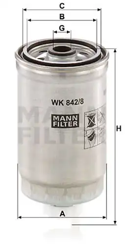 горивен филтър MANN-FILTER WK 842/8