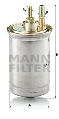 горивен филтър MANN-FILTER WK 853/7