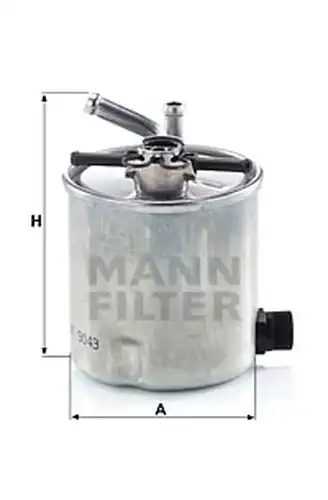 горивен филтър MANN-FILTER WK 9043