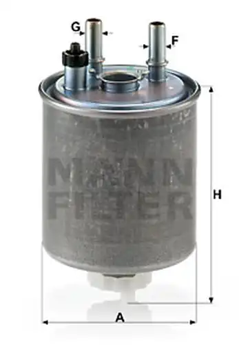 горивен филтър MANN-FILTER WK 918/1