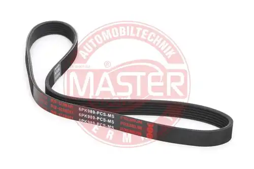 обтягащо рамо, пистов ремък MASTER-SPORT GERMANY 6PK989-PCS-MS