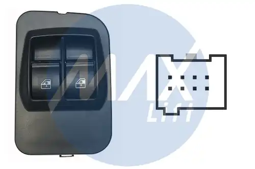 ключ(бутон), стъклоповдигане MAX SFT114