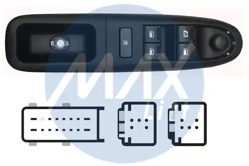 ключ(бутон), стъклоповдигане MAX SPG104