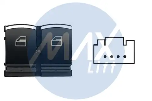 ключ(бутон), стъклоповдигане MAX SVW111