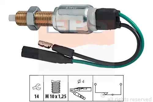 ключ за спирачните светлини MDR EPS-1810 026