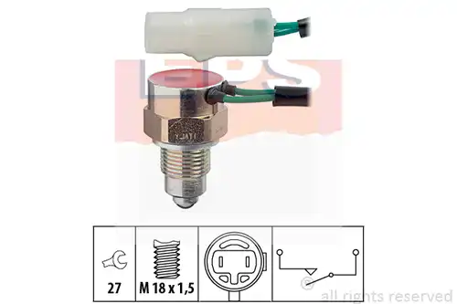 включвател, светлини за движение на заден ход MDR EPS-1860 087