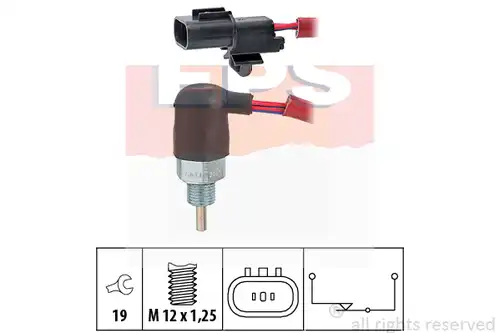 включвател, светлини за движение на заден ход MDR EPS-1860 176