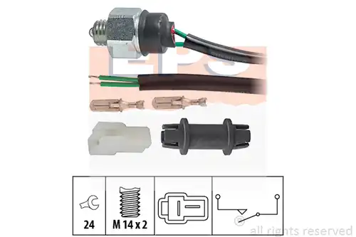 включвател, светлини за движение на заден ход MDR EPS-1860 225