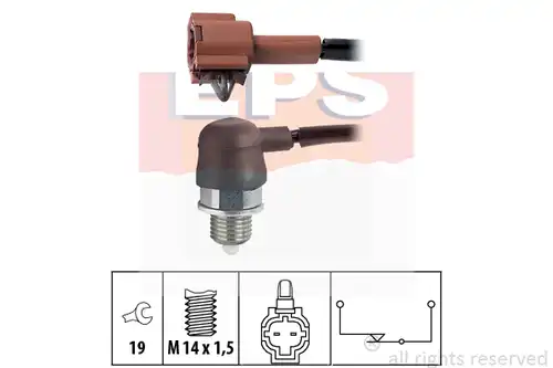 включвател, светлини за движение на заден ход MDR EPS-1860 340