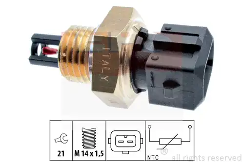 датчик, температура на входящия въздух MDR EPS-1994 019