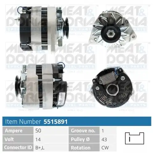 генератор MEAT & DORIA 5515891