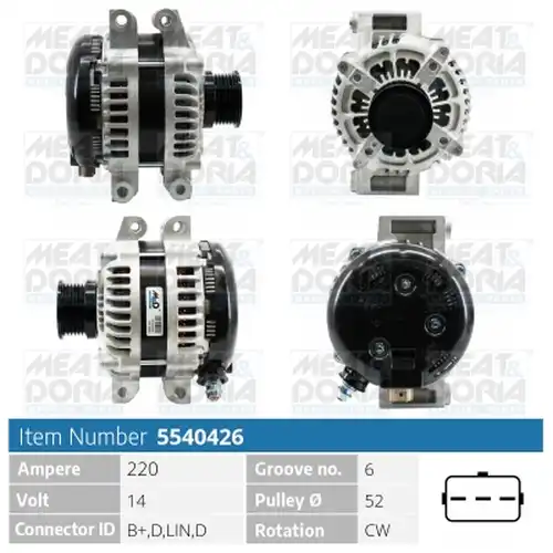 генератор MEAT & DORIA 5540426