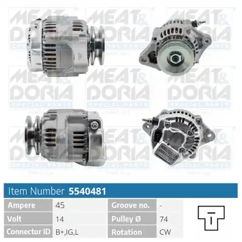 генератор MEAT & DORIA 5540481