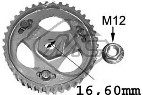 зъбно колело, помпа инжекцион Metalcaucho 05623