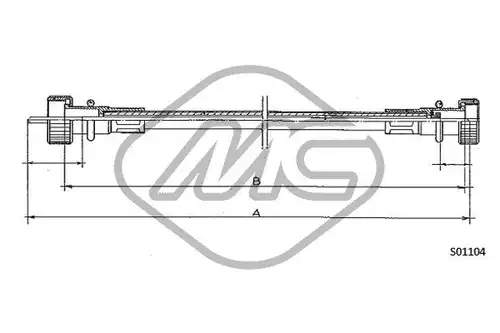 ос на тахографа Metalcaucho 80465