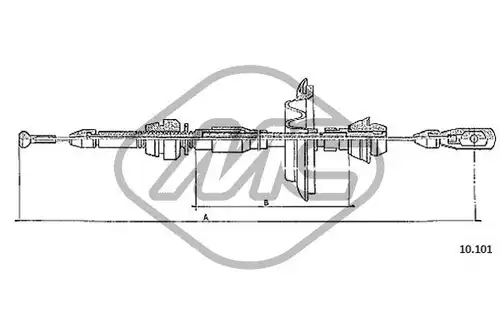 жило за газ Metalcaucho 80601