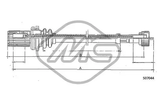 ос на тахографа Metalcaucho 81239