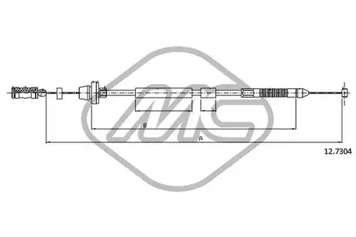 жило за газ Metalcaucho 81563